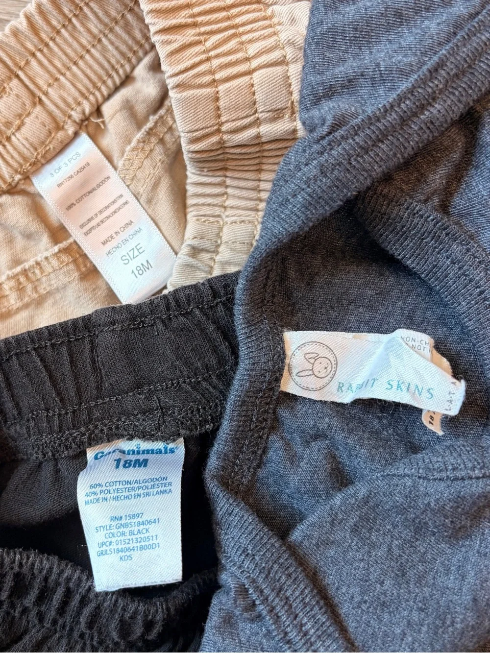 Garanimals/Rabbit Skins baby boys mix and match pieces
